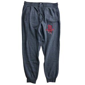 UNK Men’s NBA Houston Rockets Gray Casual Sweatpants Size L